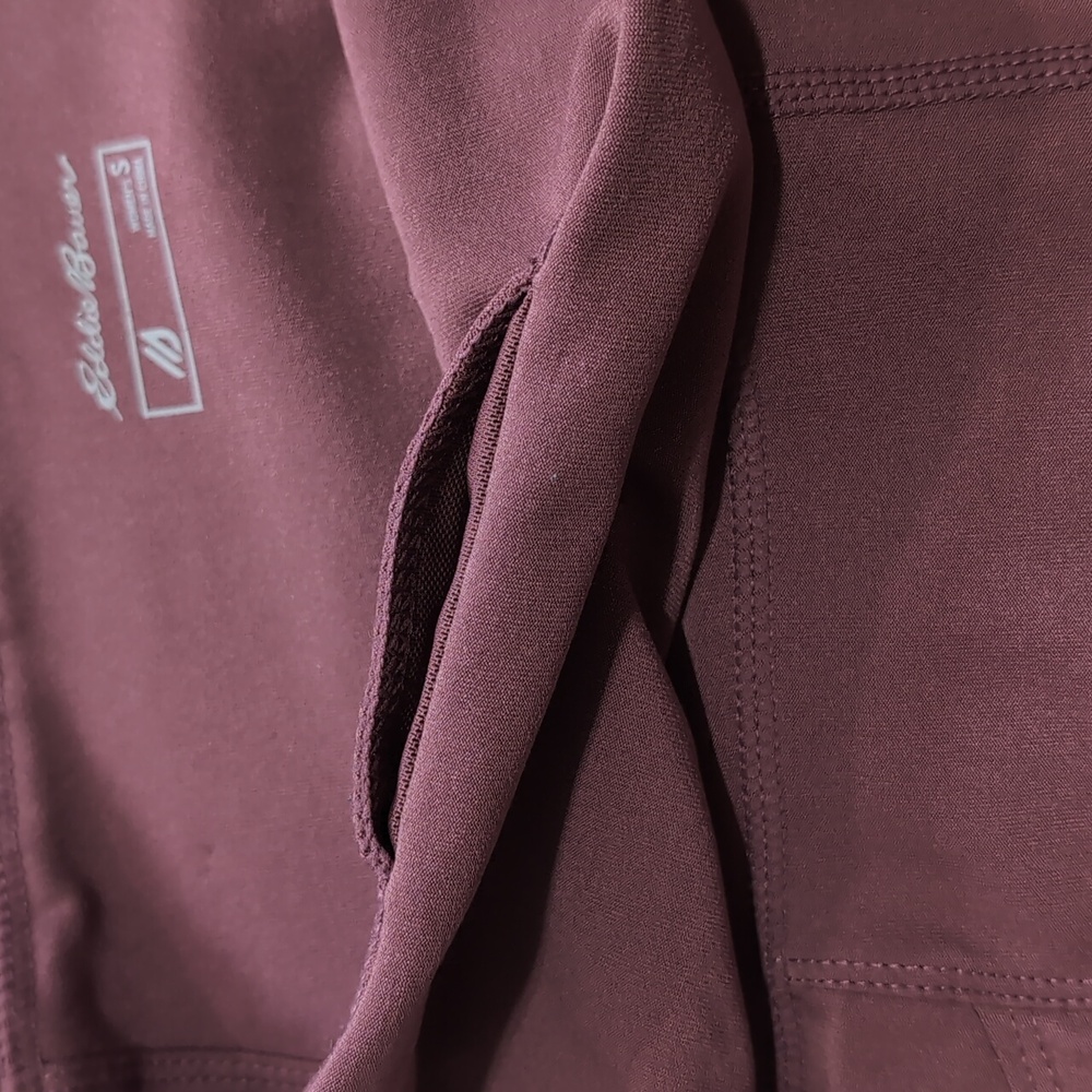 Eddie Bauer Rose Pink High Rise Trail Tight Leggings w/ Zipper Pockets Small - Picture 7 of 15